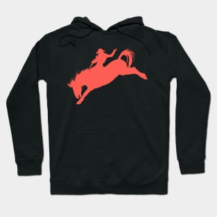 Bronco Rider 1: Sunset Orange Hoodie